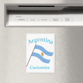 Aimant Drapeau du pays Argentine Thunder_Cove (In Situ (Lave-vaisselle))