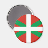 Aimant Drapeau du Pays basque (Recto/Verso)