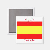 Aimant Drapeau du pays Espagne Thunder_Cove (Recto/Verso)