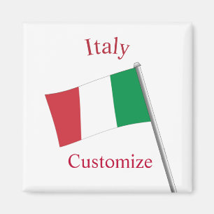 Aimant Drapeau du pays Italie Thunder_Cove