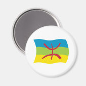 Aimant Drapeau du Peuple Berbère (Recto/Verso)