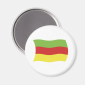 Aimant Drapeau du peuple Bodo (Recto/Verso)