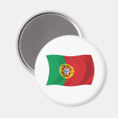 Aimant drapeau du Portugal (Recto/Verso)