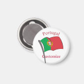 Aimant Drapeau du Portugal Thunder_Cove (Recto/Verso)