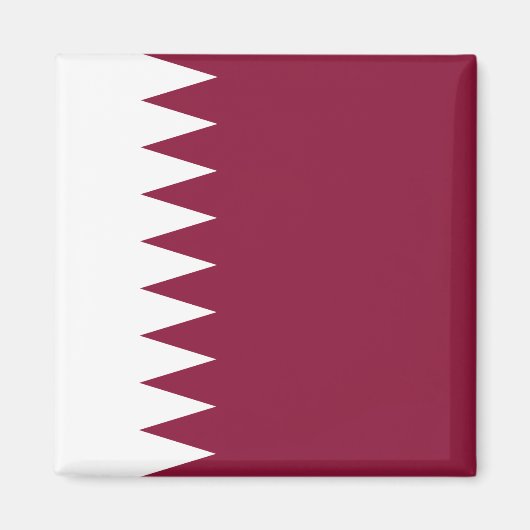 Aimant Drapeau du Qatar (Devant)