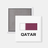 Aimant Drapeau du Qatar (Recto/Verso)
