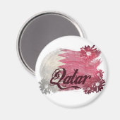 Aimant Drapeau du Qatar (Recto/Verso)