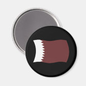 Aimant Drapeau du Qatar (Recto/Verso)