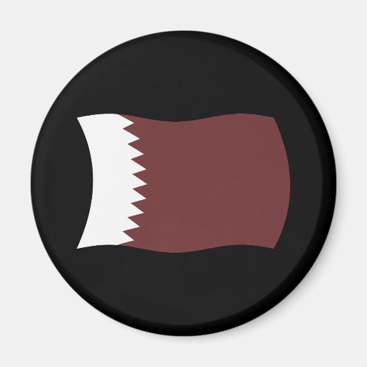 Aimant Drapeau du Qatar (Devant)