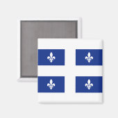 Aimant Drapeau du Québec (Recto/Verso)