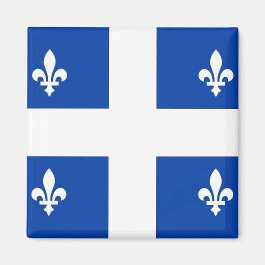 Aimant Drapeau du Québec (Devant)