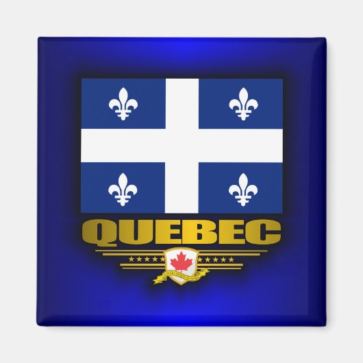 Aimant Drapeau du Québec (Devant)