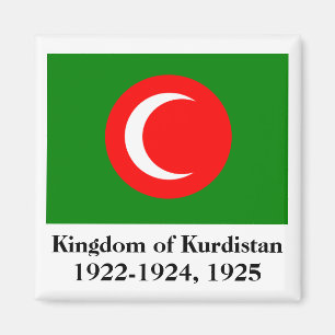 Aimant Drapeau du Royaume du Kurdistan (1922-1924, 1925)