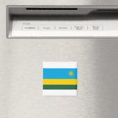 Aimant Drapeau du Rwanda (In Situ (Lave-vaisselle))