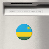 Aimant Drapeau du Rwanda (In Situ (Lave-vaisselle))