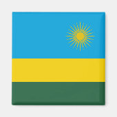 Aimant Drapeau du Rwanda (Devant)
