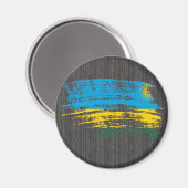 Aimant Drapeau du Rwanda cool (Recto/Verso)