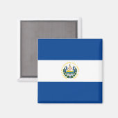 Aimant Drapeau du Salvador (Recto/Verso)