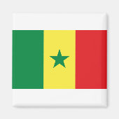 Aimant Drapeau du Sénégal (Devant)