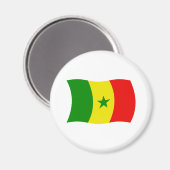 Aimant Drapeau du Sénégal (Recto/Verso)