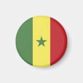 Aimant drapeau du Sénégal (Devant)