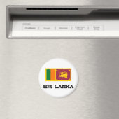 Aimant Drapeau du Sri Lanka (In Situ (Lave-vaisselle))