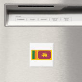 Aimant Drapeau du Sri Lanka (In Situ (Lave-vaisselle))