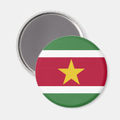 Aimant Drapeau du Suriname (Recto/Verso)