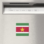Aimant Drapeau du Suriname (In Situ (Lave-vaisselle))