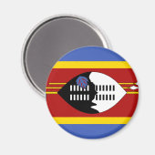Aimant Drapeau du Swaziland (Recto/Verso)
