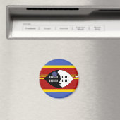 Aimant Drapeau du Swaziland (In Situ (Lave-vaisselle))