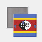 Aimant Drapeau du Swaziland (Recto/Verso)