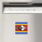 Aimant Drapeau du Swaziland (In Situ (Lave-vaisselle))