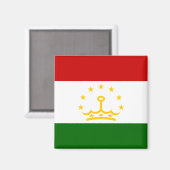 Aimant Drapeau du Tadjikistan (Recto/Verso)