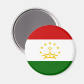 Aimant Drapeau du Tadjikistan (Recto/Verso)