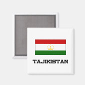Aimant Drapeau du Tadjikistan (Recto/Verso)