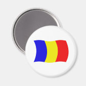 Aimant Drapeau du Tchad (Recto/Verso)