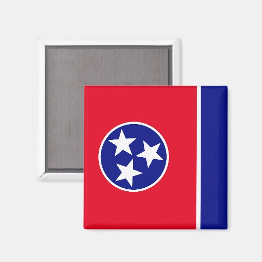 Aimant Drapeau du Tennessee (Recto/Verso)