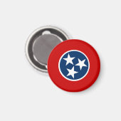 Aimant Drapeau du Tennessee (Recto/Verso)