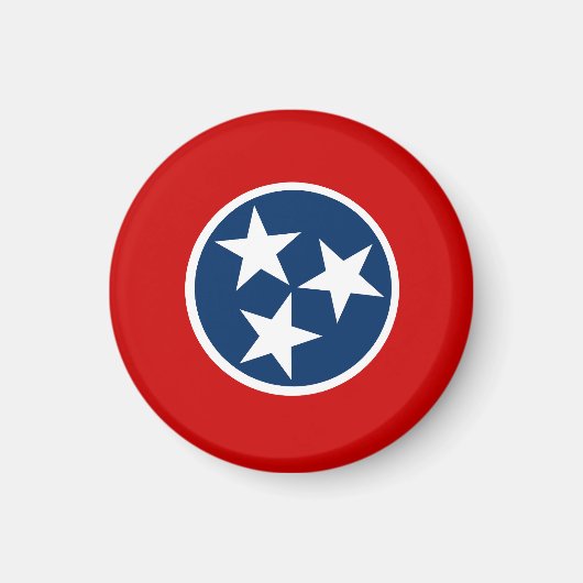 Aimant Drapeau du Tennessee (Devant)