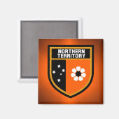Aimant Drapeau du Territoire du Nord (Recto/Verso)