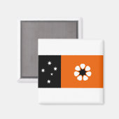 Aimant Drapeau du Territoire du Nord, Australie (Recto/Verso)