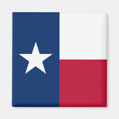 Aimant Drapeau du Texas (Devant)