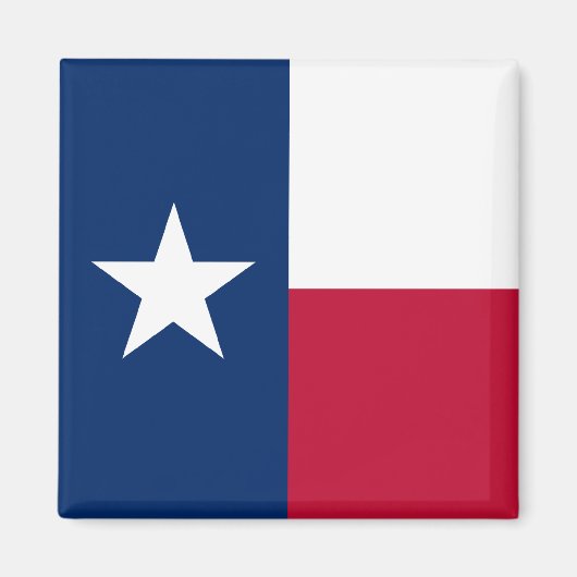 Aimant Drapeau du Texas (Devant)