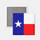 Aimant Drapeau du Texas (Recto/Verso)