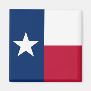 Aimant Drapeau du Texas et Texas, vacances/sports aux Ét