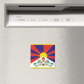 Aimant Drapeau du Tibet (In Situ (Lave-vaisselle))