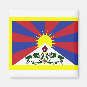 Aimant Drapeau du Tibet
