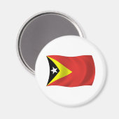 Aimant Drapeau du Timor oriental (Recto/Verso)