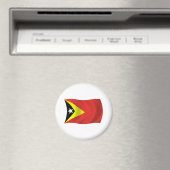 Aimant Drapeau du Timor oriental (In Situ (Lave-vaisselle))